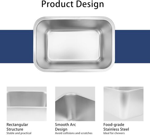 أوعية للكلاب من الفولاذ المقاوم للصدأ مع مغرفة لمخلفات الكلاب، وعاء ماء كبير الحجم للكلاب في الهواء الطلق للكلاب المتوسطة والكلاب كبيرة الحجم، وأوعية للطعام والماء للاستخدام الداخلي والخارجي in Kuwait