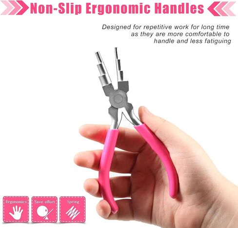 SPEEDWOX 6 in 1 Bail Making Pliers, Jewelry Bail Pliers, Wire Looping Pliers for 3mm to 9.9mm Loops and Jump Rings in Saudi Arabia