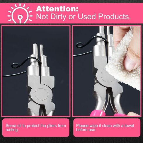 SPEEDWOX 6 in 1 Bail Making Pliers, Jewelry Bail Pliers, Wire Looping Pliers for 3mm to 9.9mm Loops and Jump Rings in Saudi Arabia