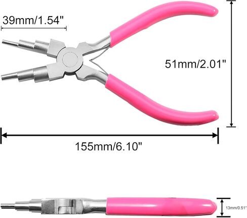 SPEEDWOX 6 in 1 Bail Making Pliers, Jewelry Bail Pliers, Wire Looping Pliers for 3mm to 9.9mm Loops and Jump Rings in Saudi Arabia