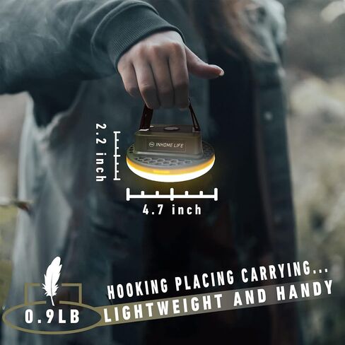 LED Camping Lantern, Stepless Dimming Up to 1300LM, 8400mAh Long Life Battery, Reverse Charging, Tent Lights, IPX5 Camping Light Flashlight for Emergency Light in Saudi Arabia
