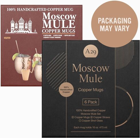 will's Moscow Mule Copper Mugs - Set of 4-100% Pure Solid Copper Mugs - 16 oz Premium Gift Set with 4 Cocktail Copper Straws, Shot Glass and Recipe Booklet (Set of 4) in Saudi Arabia