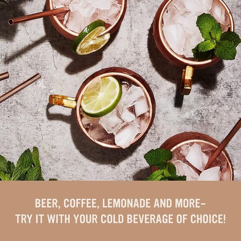 will's Moscow Mule Copper Mugs - Set of 4-100% Pure Solid Copper Mugs - 16 oz Premium Gift Set with 4 Cocktail Copper Straws, Shot Glass and Recipe Booklet (Set of 4) in Saudi Arabia