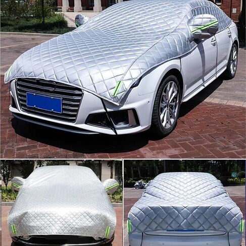 Hail Protector Car Cover, Car Cover Against Hail, Car Hail Cover Protector, Hail Cover for Car, Hail Blankets for Car, Thicken Hail Cover for SUV, Windshield Hail Protector (Sedan) in Kuwait
