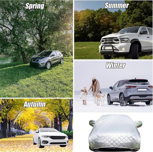 Hail Protector Car Cover, Car Cover Against Hail, Car Hail Cover Protector, Hail Cover for Car, Hail Blankets for Car, Thicken Hail Cover for SUV, Windshield Hail Protector (Sedan) in Kuwait