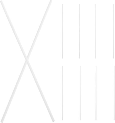 VILLCASE 10 قطع من أعواد حرق السيراميك، قضيب تشكيل المجوهرات، عصا الفرن ذات درجة الحرارة العالية، أدوات الفرن، أداة فرن الفخار، أداة فرن المجوهرات، قضيب خاص، أداة دعم أكسيد الألومنيوم، برو السيراميك الأبيض in Saudi Arabia