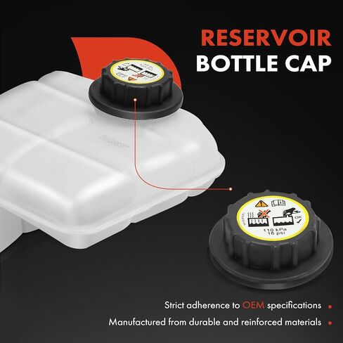 A-Premium Engine Coolant Overflow Recovery Reservoir Tank with Cap Compatible with Ford Transit Connect 2010 2011 2012 2013 2.0L, Replaces for 8T1Z8A080A, 9T1Z8100A in Saudi Arabia