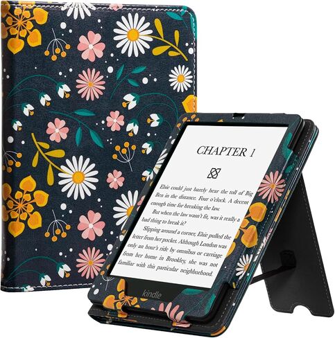 CoBak Case for Kindle Paperwhite - All New PU Leather Cover with Auto Sleep Wake, Hand Strap, Card Slot for Kindle Paperwhite Signature Edition and Kindle Paperwhite 11th Generation 2021 Released in Saudi Arabia