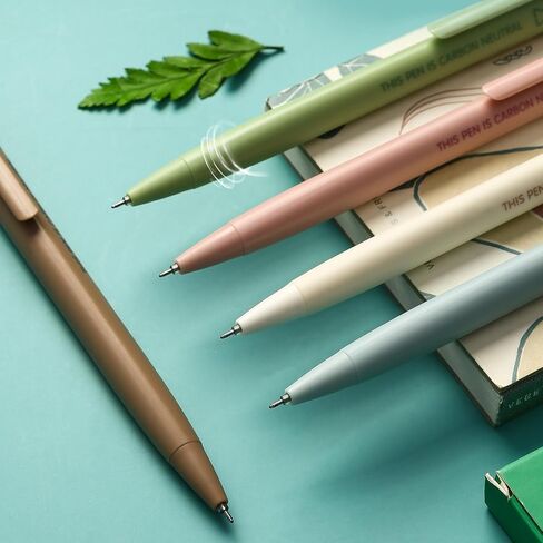 M&G Gel Pens, 5 PCS Retractable Quick Dry Gel Ink Pen, Fine Point 0.5mm Triangular Black Ink Pens, Eco Friendly Smooth Writing Silent Pens for Home School Office Supplies in Saudi Arabia