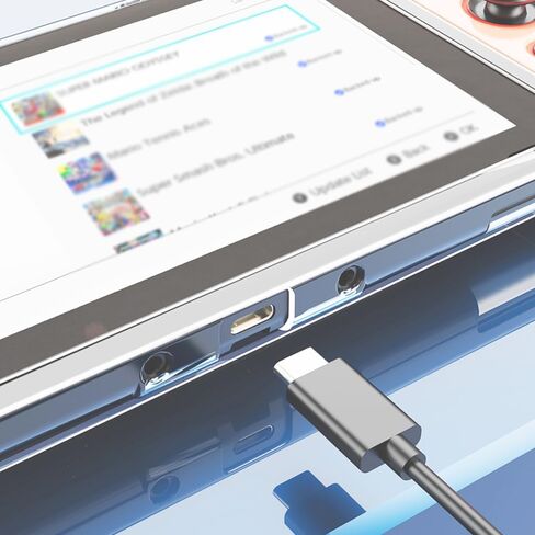 Case for Switch, Clear Protective Case Transparent Soft TPU Case Flexible Cover Shell for Switch in Kuwait