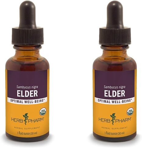Herb Pharm Certified Organic Elder Liquid Extract - 1 Ounce in Kuwait