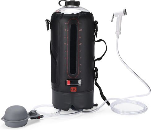 HappyPo Camping Shower - Portable Camping Solar Shower Pump in Saudi Arabia