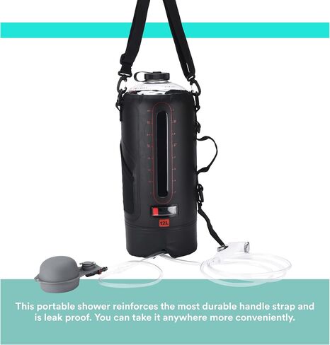 HappyPo Camping Shower - Portable Camping Solar Shower Pump in Saudi Arabia