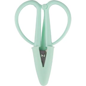 JubileeYarn Tiny Traveler Scissors - Portable Mini Airplane Snips - Aqua Haze - 1 Pair