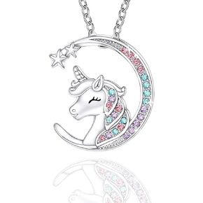You are Magical Necklace for Girls Crystal Moon Pendant Necklaces Jewelry Gifts for Girls Daughter Granddaughter Niece Birthday