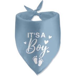 It's a Boy Gender Reveal Baby Announcement Dog Bandana Blue Dog Bandana Pregnancy Announcement Pet Scarf Pet Accessories for Pet Dog Lover Pregnancy Reveal Ideas