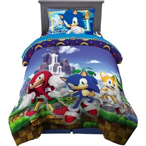 Franco Kids Bedding Super Soft Comforter and Sheet Set, 4 Piece Twin Size, Baby Shark