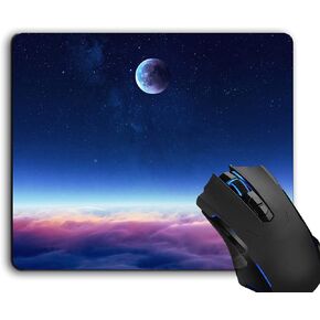 Mouse Pad,Cute Pink and Black Girly Mod Daisies Computer Mouse Pads Desk Accessories Non-Slip Rubber Base,Mousepad for Laptop Mouse