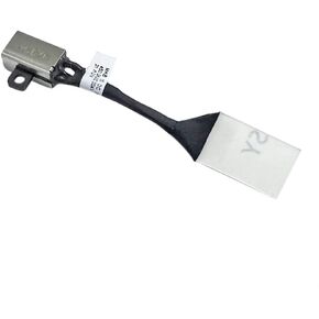 Huasheng Suda 10 قطع DC Power Jack شحن ميناء كابل مقبس موصل التوصيل لـ Dell Latitude 3410 14 "3510 15.6" E3510 3412 E3410 E3412 7DM5H 07DM5H CN-07DM5H 450.0KD0C.0041 (2 بوصة)