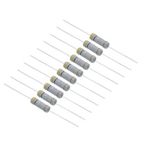 PATIKIL 3Watt 0.47 Ohm Carbon Film Resistor, 30 Pcs 5% Tolerance Resistors Axial Lead Colored Ring for DIY Projects and Experiments