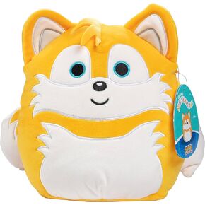 Squishmallows 8-Inch Sonic The Hedgehog: Tails - Official Jazwares SEGA Plush - Collectible Soft & Squishy Stuffed Animal Toy - Add to Your Squad - Gift for Kids, Girls & Boys