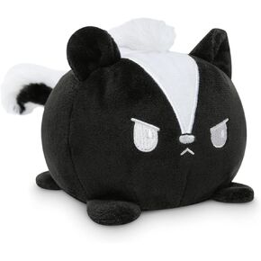 TeeTurtle - The Original Reversible Sloth Plushie - Brown - Cute Sensory Fidget Stuffed Animals That Show Your Mood 3.5 inch