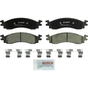 BOSCH BC1158 QuietCast Premium Ceramic Disc Brake Pad Set - Compatible With Select Ford Explorer, Explorer Sport Trac, Flex, Taurus; Lincoln MKS, MKT; Mercury Mountaineer; FRONT