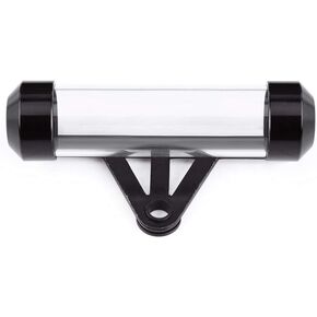 Universal Motorcycle Tax Receipt Paper License Plate Tube Holder, Motorcycle Motorbike Secure Tax Disc Tube Cylindrical Holder Fe Waterproof(Black) Motorbike Tax Disc Holder Trailer Registration