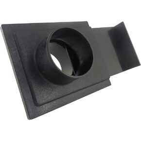 2-1/2 Inch ABS Plastic Blast Gate 2-1/2 Inch OD Openings on Both Sides for Dust Collection Systems 73449
