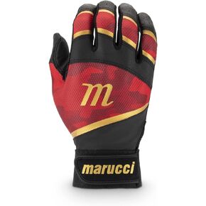 Marucci - Foxtrot T-Ball Batting Glove Black/RED (MBGFXTR-BK/R-YS/YM)