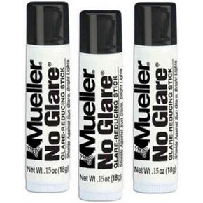 Mueller Softball Baseball Football No Glare Reducing Stick .15 oz. 3 Pack