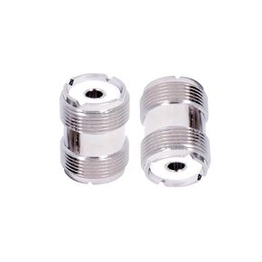 2-Pack PL-259 UHF أنثى إلى UHF أنثى كابل محوري محول خيط داخلي لهوائي راديو CB HAM ، مقياس SWR ، محلل الهوائي in Kuwait
