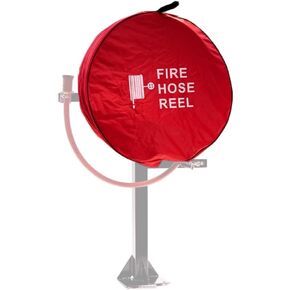 Fire Hose Reel Covers, Heavy Duty Fire Protective Sleeve from scuffs & scratches Accessories, Keep Clear, 25.6"L x 10.2"W