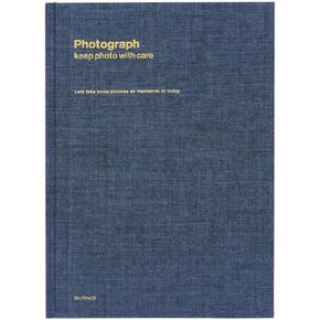 Delfonics Basic Photo Album B5 - Chambray Blue, Vinyl, 7"x10"