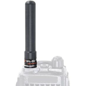 2 Pcs HH-S518+ SMA-Female UV Dual Band Antenna, Suitable for Bao-feng UV-5R UV82 GT-3 UV-82 BF-888S PUXING PX-666 PX-777 WOUXUN KG-669 KG-699E KG-UVD1P Radios