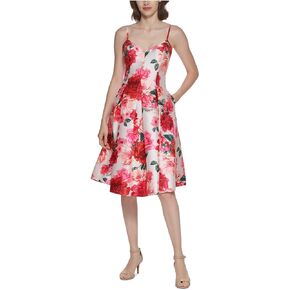 Eliza J Women's Fit and Flare Midi Floral Dress
