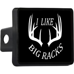 Rogue River Tactical Funny Hunting Trailer Hitch Cover Plug Gift Idea Truck I Like Big Racks