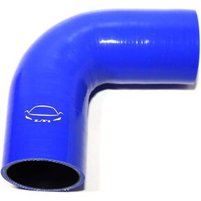 LTI Universal 4-Ply Reinforced High Performance Inner Diameter 2.25" 90 Degree Elbow Silicone Hose Coupler 57mm (2.25" BLUE)