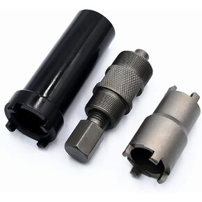Starter Clutch Lock Spanner Removal Tool, 24mm&27mm Magneto Flywheel Puller Tool, and 20mm 24mm Lock Nut Clutch Removal Tool for Motorcycle Scooter GY6 125 150cc ATV Dirt Bike Moped