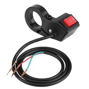 Handlebar Switch Shift, 3 Speed Module Electric Handle Bar Switch Shift 22mm 7/8in for Motorcycle E-Bike Scooter