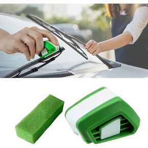 Automotive Wiper Repairer, Car Windshield Wiper Regroover, Portable ABS Vehicle Wiper Repair Tool with Sponge, Universal Multi-Function Repair Accessories for Most Car Models Wiper Restorer