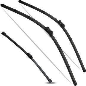 استبدال مساحات الزجاج الأمامي من WINNERS متوافق مع 2019 2020 2021 2022 2023 BMW X7، شفرات ممسحة النافذة لسيارتي، تشمل الجبهة 26 بوصة، 20 بوصة والخلفية 16 بوصة، نمط OE in Kuwait