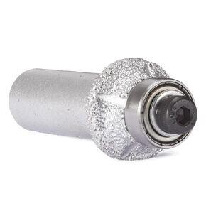 Head 1/8 Roundover Router Bit bullnose Tile Router bits 1/2 Shank Profile Edge bit for Granite Marble Stones