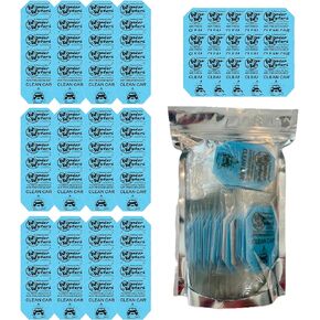 Wonder Wafers 75 count Air Fresheners Individually Wrapped, New Leather Fragrance