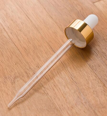 4 oz Glass Bottles with Gold Glass Dropper - 12 PACK l Choose Any Color Bottle l Clear, Cobalt Blue, Amber Brown (Amber) in Saudi Arabia