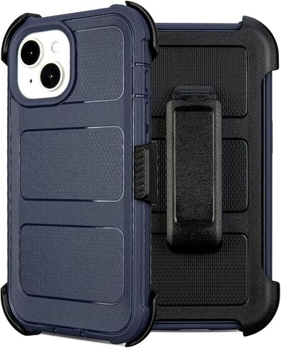 for Defender iPhone 14 Case with Clip,for Holster iPhone 14 Case with Kickstand,for Heavy Duty iPhone 14 Phone Case Rugged 2 Layers of Sturdy,Anti-Drop for Phone Case iPhone 14 Case Protective(Black) in Kuwait