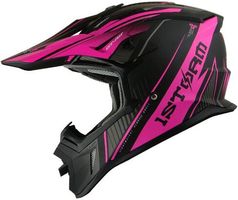 1Storm Adult Motocross Helmet BMX MX ATV Dirt Bike Downhill Mountain Bike Helmet Racing Style H637 in Kuwait