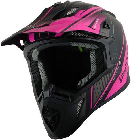 1Storm Adult Motocross Helmet BMX MX ATV Dirt Bike Downhill Mountain Bike Helmet Racing Style H637 in Kuwait