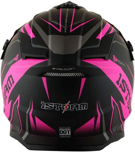 1Storm Adult Motocross Helmet BMX MX ATV Dirt Bike Downhill Mountain Bike Helmet Racing Style H637 in Kuwait