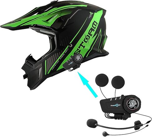 1Storm Adult Motocross Helmet BMX MX ATV Dirt Bike Downhill Mountain Bike Helmet Racing Style H637 in Kuwait